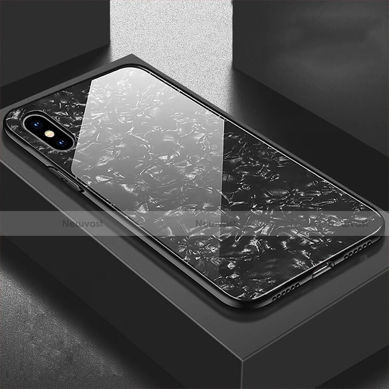 Silicone Frame Mirror Case Cover for Apple iPhone Xs