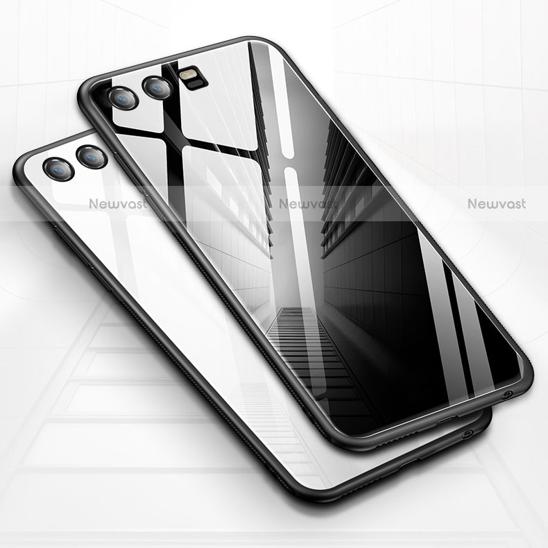 Silicone Frame Mirror Case Cover for Huawei Honor 9