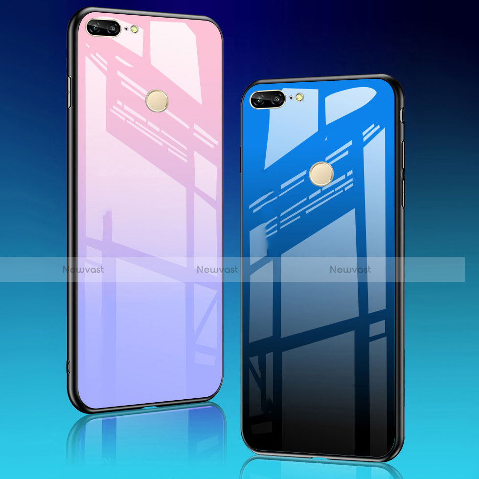 Silicone Frame Mirror Case Cover for Huawei Honor 9 Lite