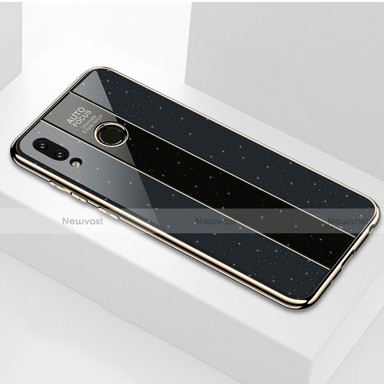 Silicone Frame Mirror Case Cover for Huawei Honor View 10 Lite Black