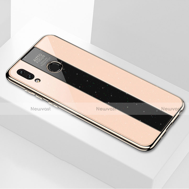 Silicone Frame Mirror Case Cover for Huawei Honor View 10 Lite Gold