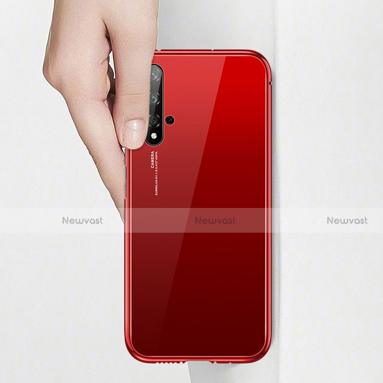 Silicone Frame Mirror Case Cover for Huawei Nova 5T