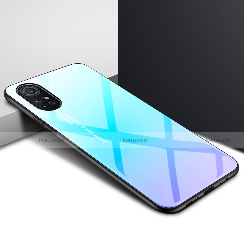 Silicone Frame Mirror Case Cover for Huawei Nova 8 Pro 5G