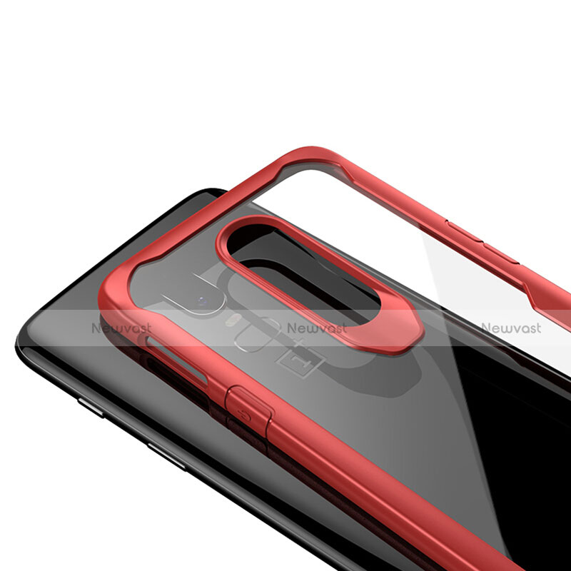 Silicone Frame Mirror Case Cover for OnePlus 6