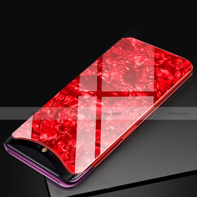 Silicone Frame Mirror Case Cover for Oppo Find X Super Flash Edition