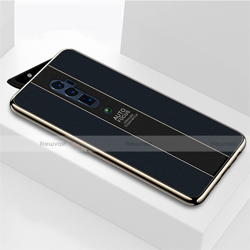 Silicone Frame Mirror Case Cover for Oppo Reno 10X Zoom