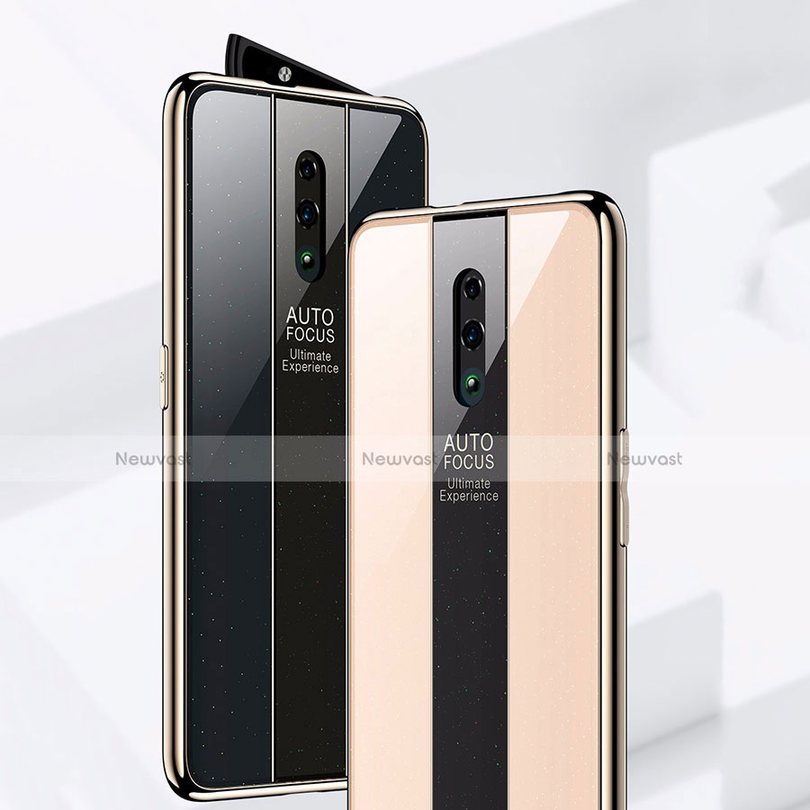 Silicone Frame Mirror Case Cover for Oppo Reno