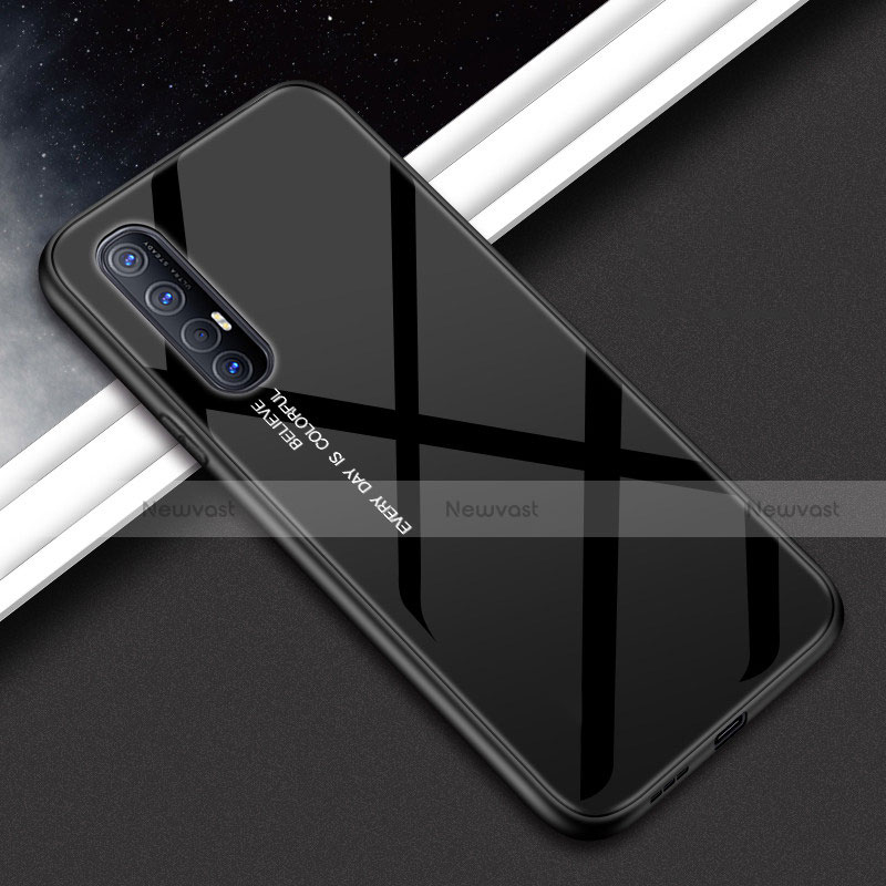 Silicone Frame Mirror Case Cover for Oppo Reno3 Pro