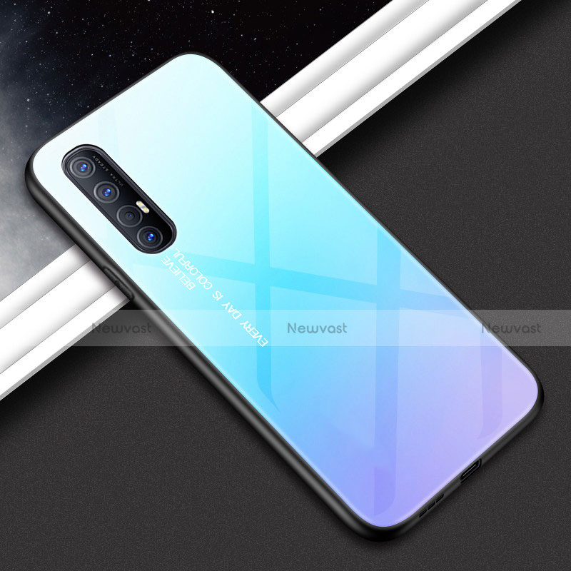 Silicone Frame Mirror Case Cover for Oppo Reno3 Pro