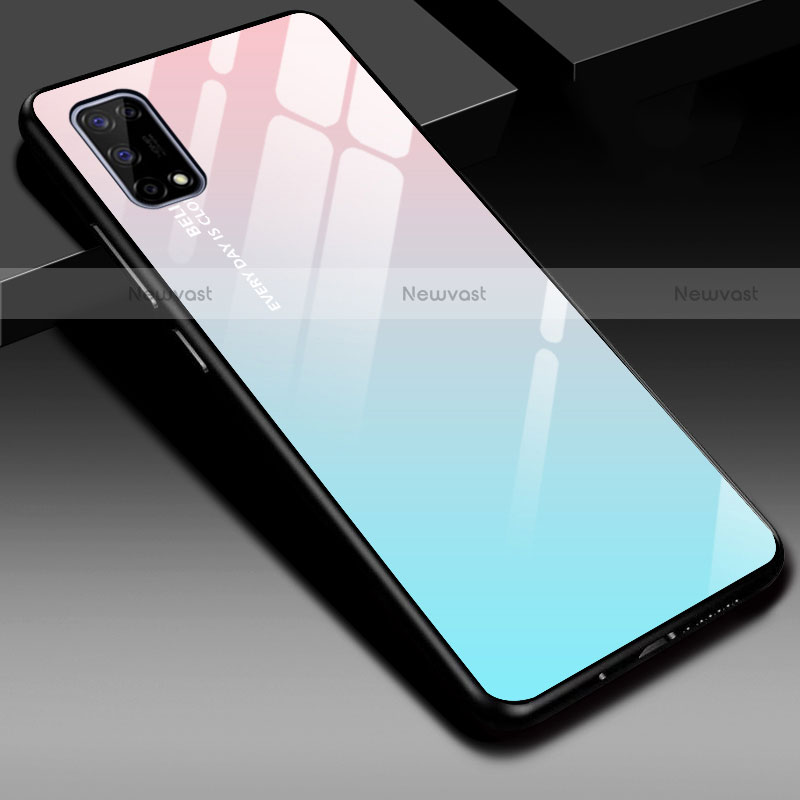 Silicone Frame Mirror Case Cover for Realme Q2 5G