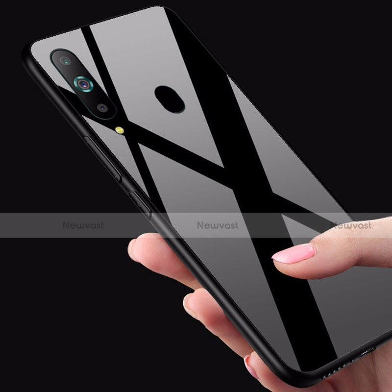 Silicone Frame Mirror Case Cover for Samsung Galaxy A8s SM-G8870