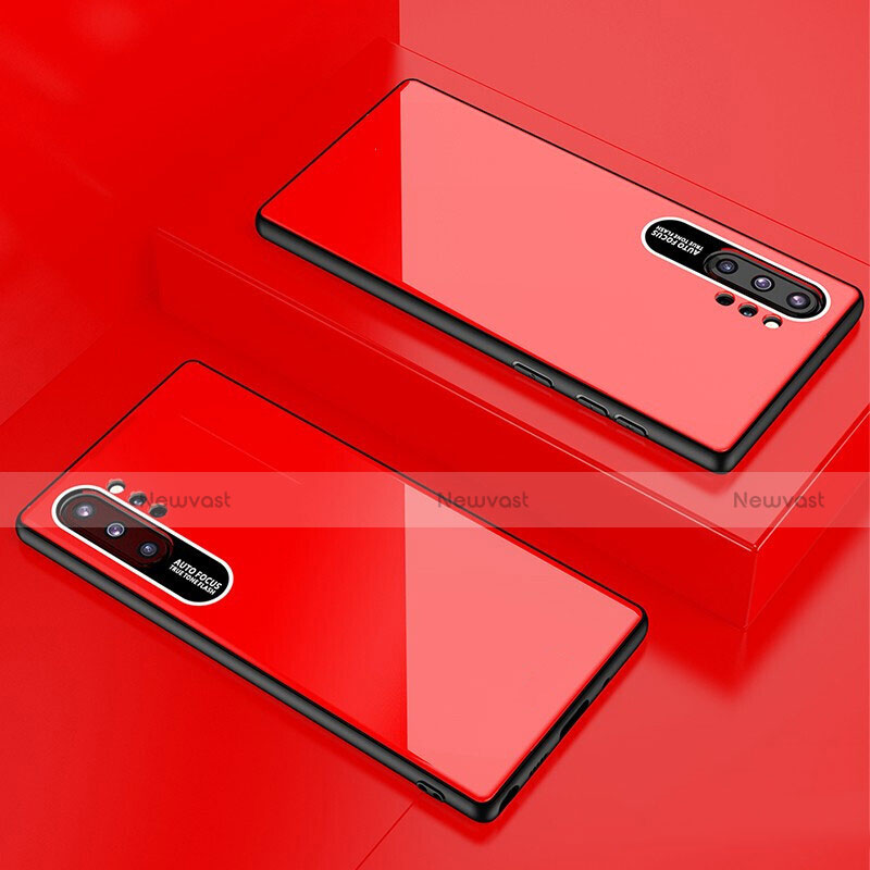 Silicone Frame Mirror Case Cover for Samsung Galaxy Note 10 Plus