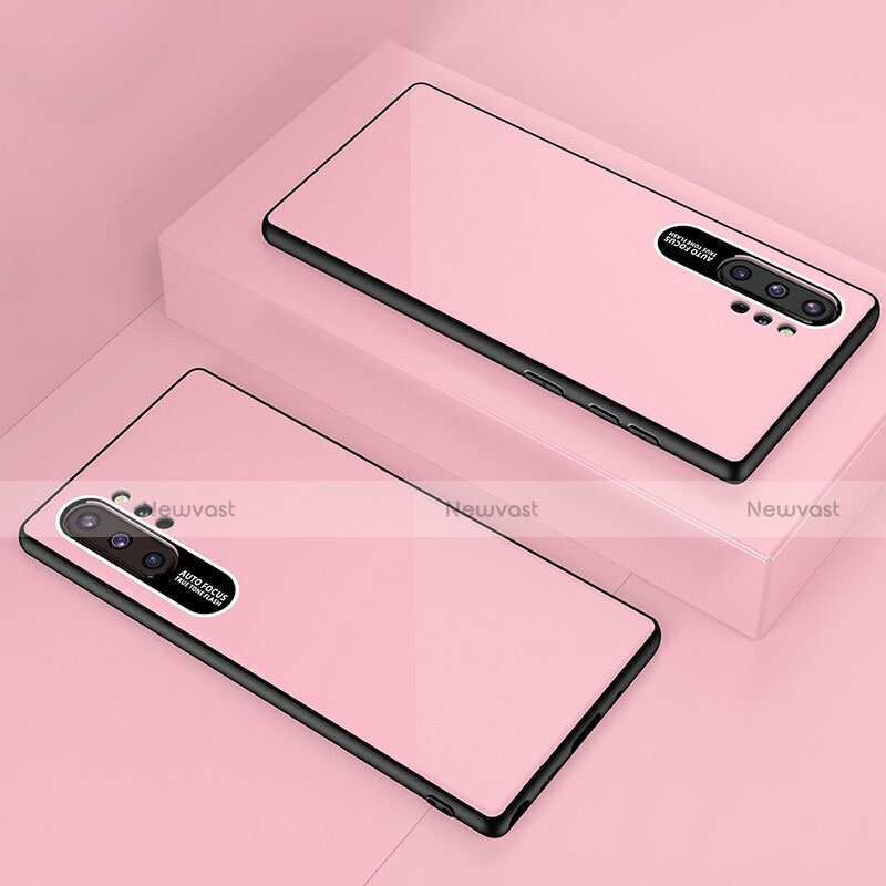 Silicone Frame Mirror Case Cover for Samsung Galaxy Note 10 Plus