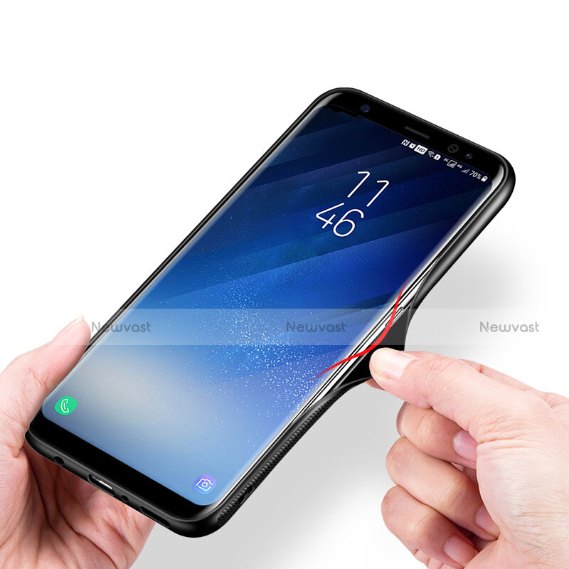 Silicone Frame Mirror Case Cover for Samsung Galaxy S8