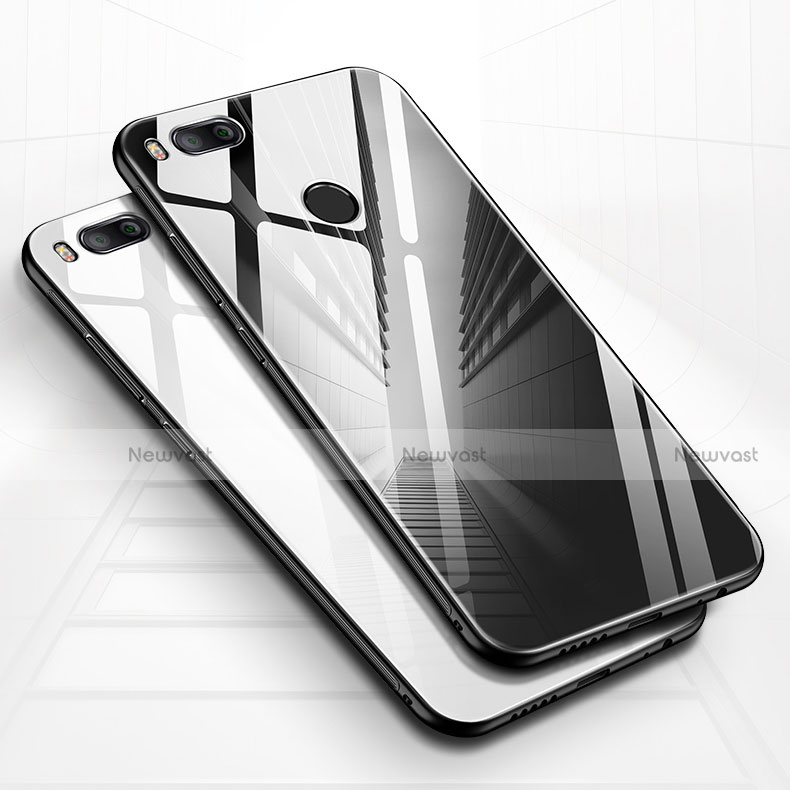 Silicone Frame Mirror Case Cover for Xiaomi Mi 5X