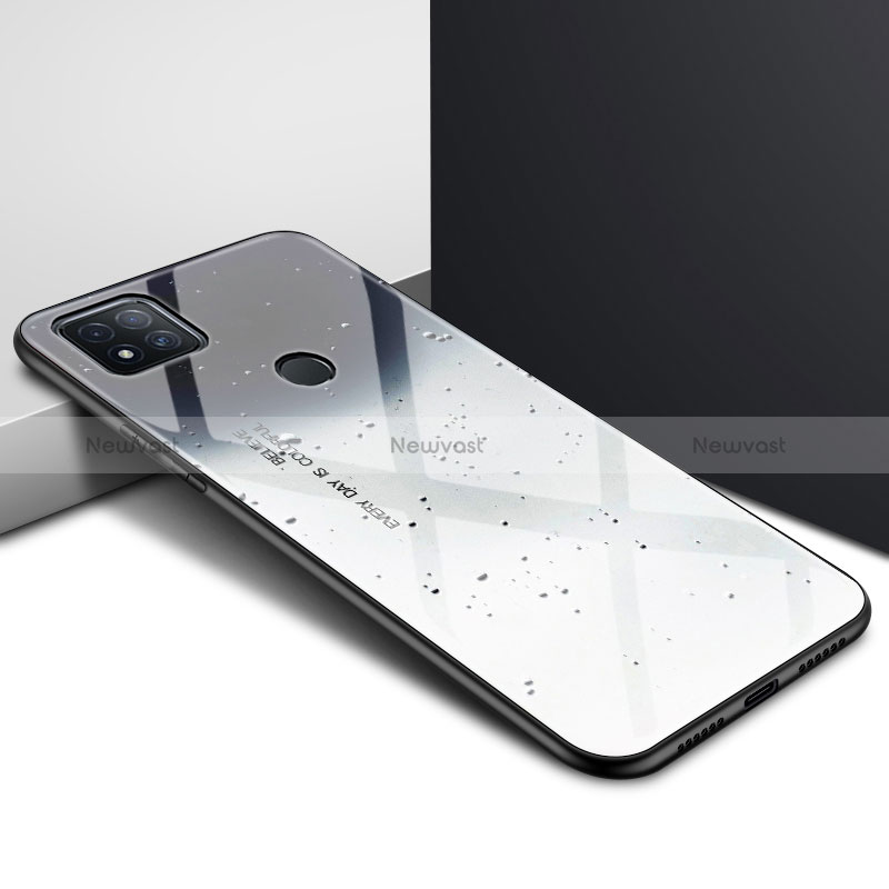 Silicone Frame Mirror Case Cover for Xiaomi POCO C3 Gray