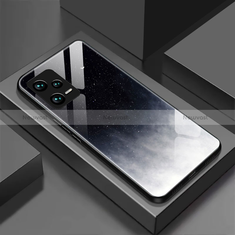 Silicone Frame Mirror Case Cover for Xiaomi Poco X5 5G Dark Gray