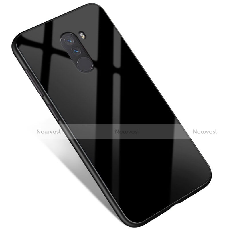 Silicone Frame Mirror Case Cover for Xiaomi Pocophone F1