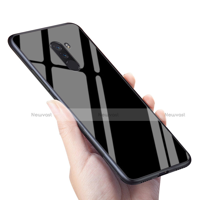 Silicone Frame Mirror Case Cover for Xiaomi Pocophone F1