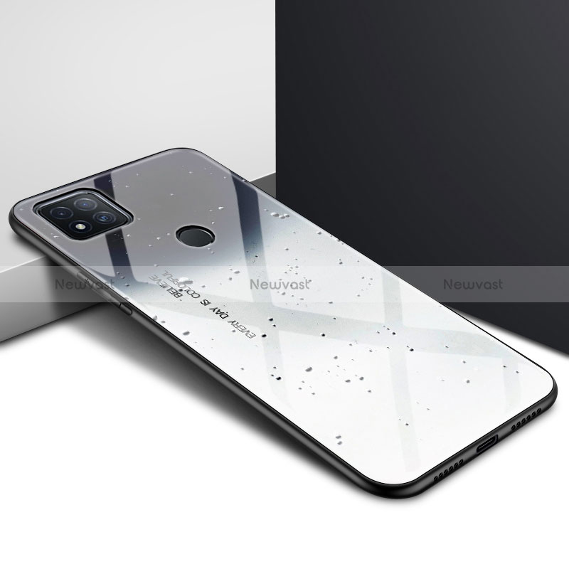 Silicone Frame Mirror Case Cover for Xiaomi Redmi 10A 4G Gray
