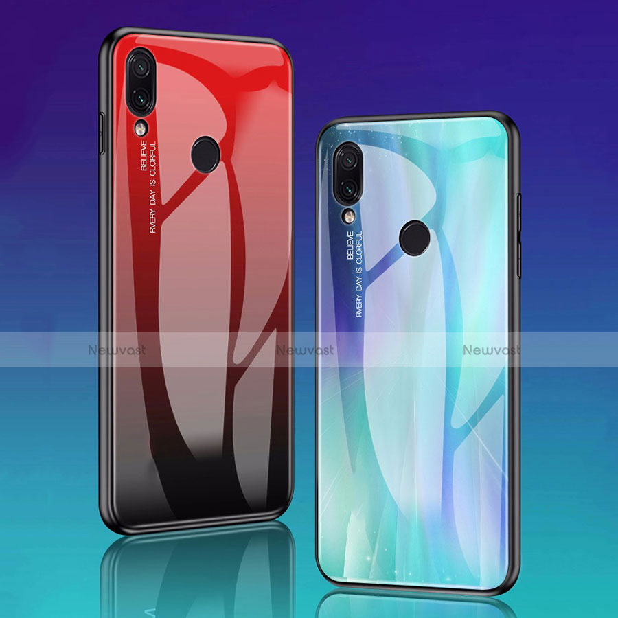 Silicone Frame Mirror Case Cover for Xiaomi Redmi 7