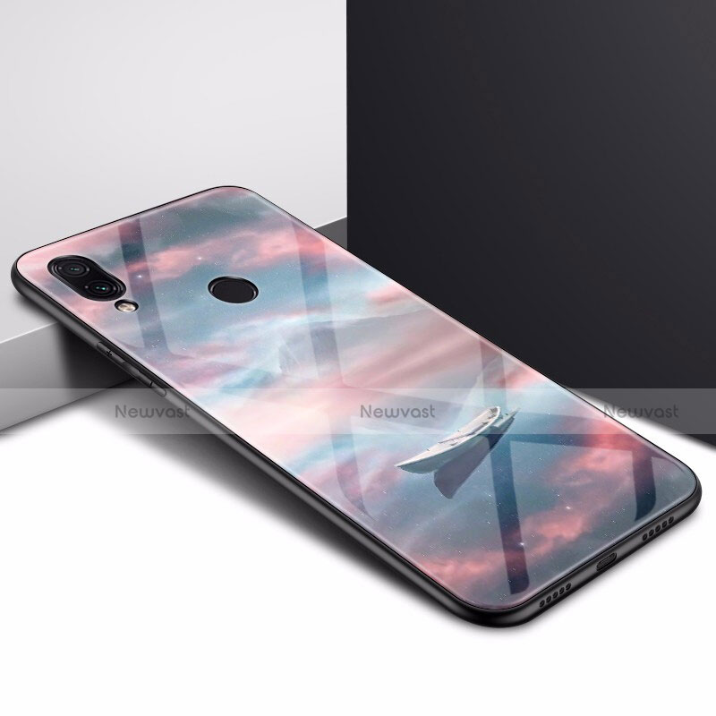 Silicone Frame Mirror Case Cover for Xiaomi Redmi 7 Mixed