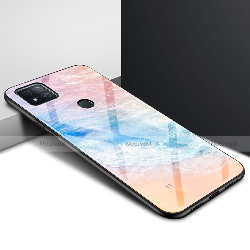 Silicone Frame Mirror Case Cover for Xiaomi Redmi 9 India Colorful