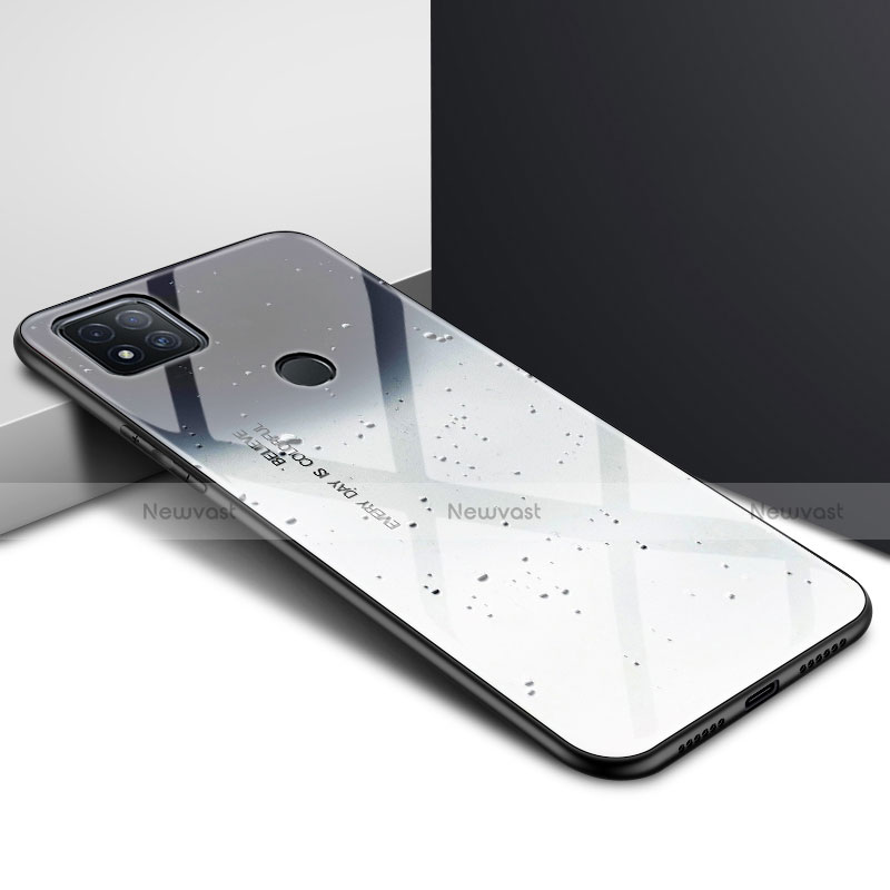 Silicone Frame Mirror Case Cover for Xiaomi Redmi 9C Gray
