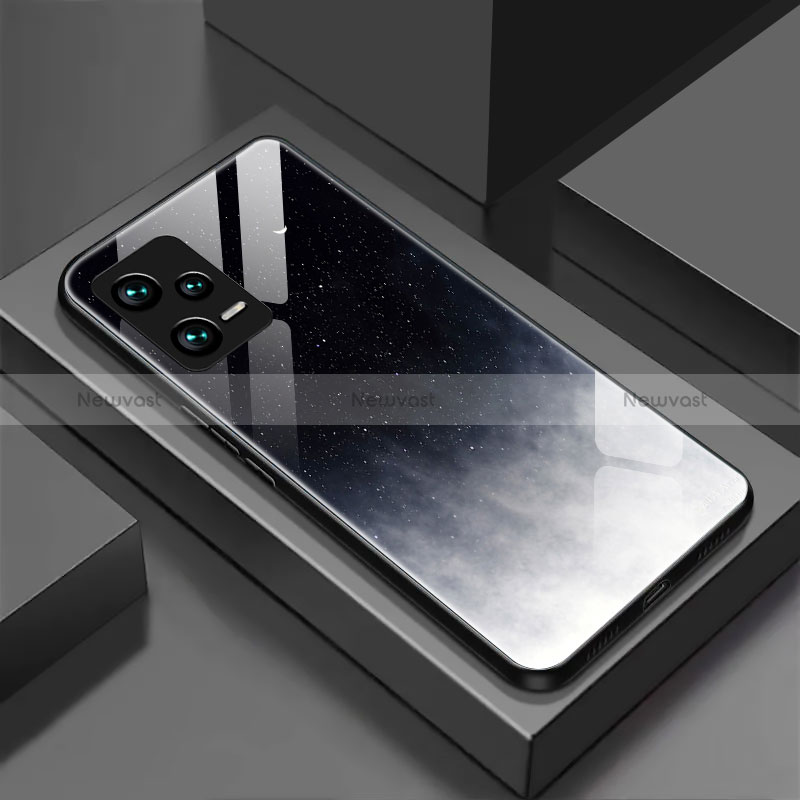 Silicone Frame Mirror Case Cover for Xiaomi Redmi Note 12 Explorer Dark Gray