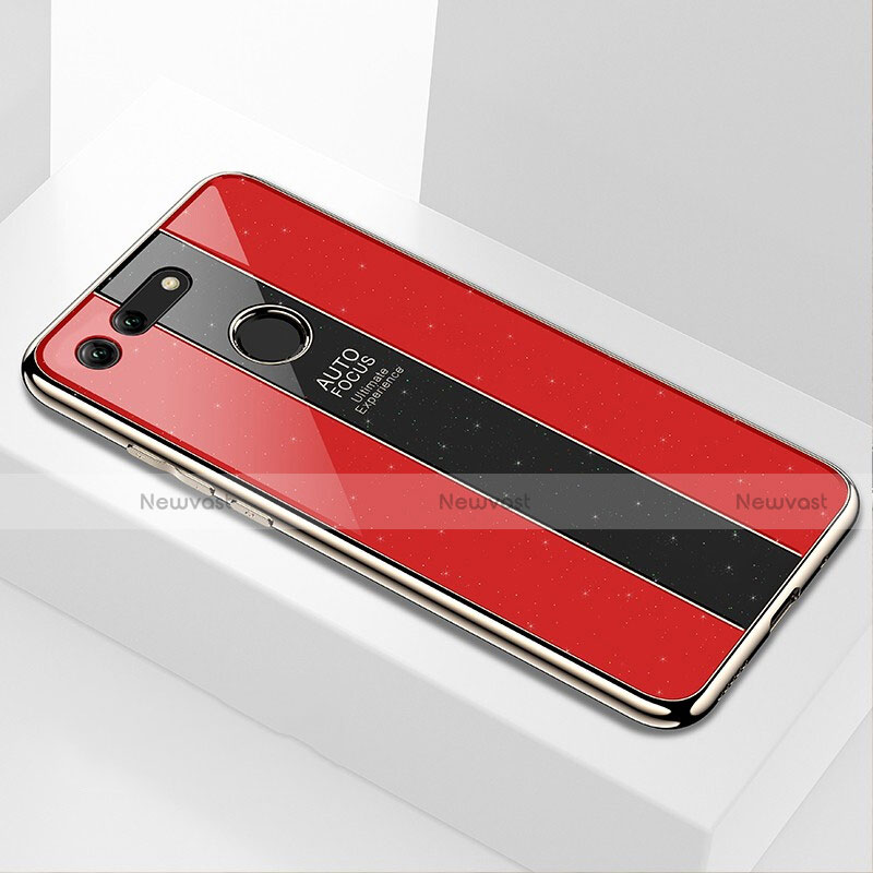 Silicone Frame Mirror Case Cover K01 for Huawei Honor View 20 Red