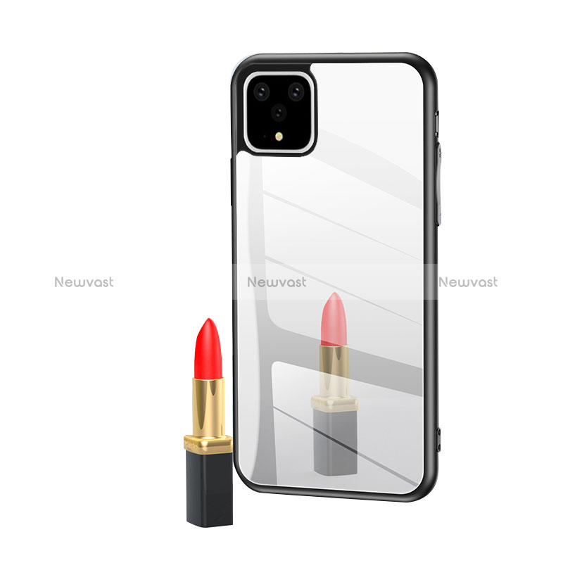 Silicone Frame Mirror Case Cover LS1 for Google Pixel 5a 5G