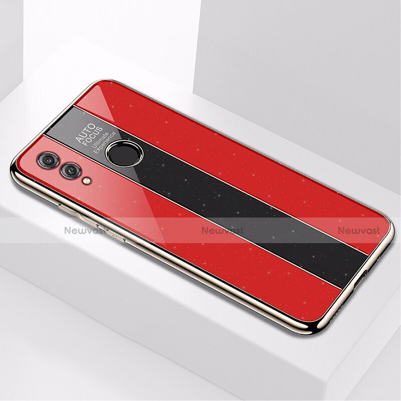 Silicone Frame Mirror Case Cover M01 for Huawei Honor 10 Lite Red