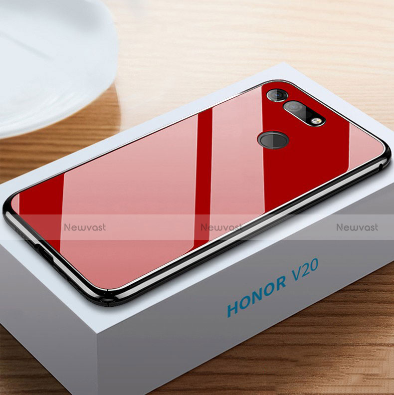Silicone Frame Mirror Case Cover M01 for Huawei Honor View 20