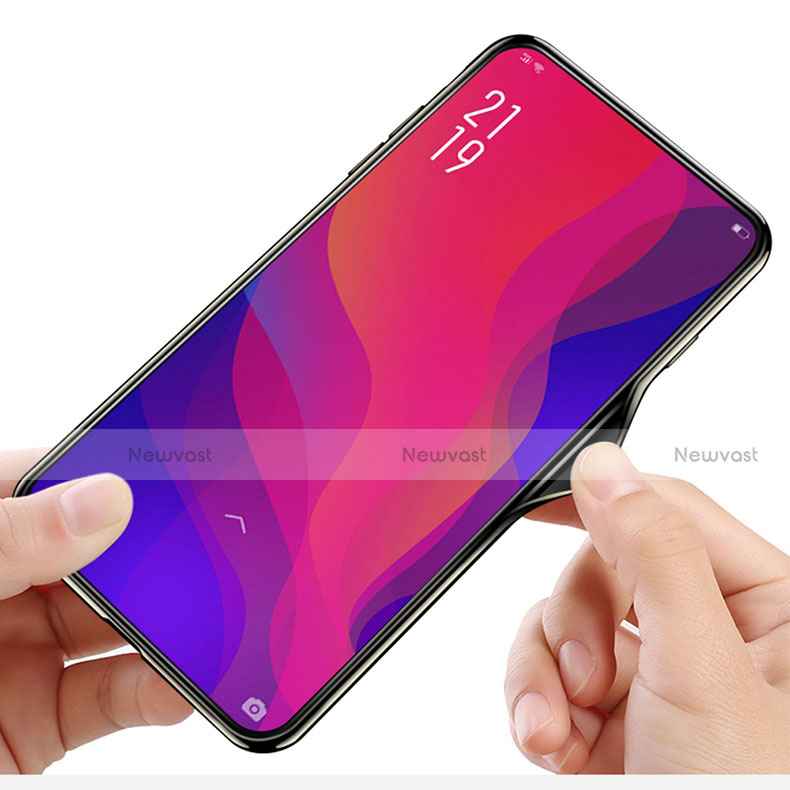 Silicone Frame Mirror Case Cover M01 for Oppo Find X