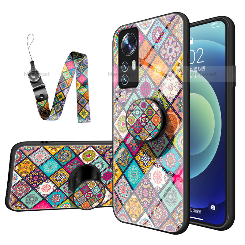 Silicone Frame Mirror Case Cover M01 for Xiaomi Mi 12X 5G Colorful