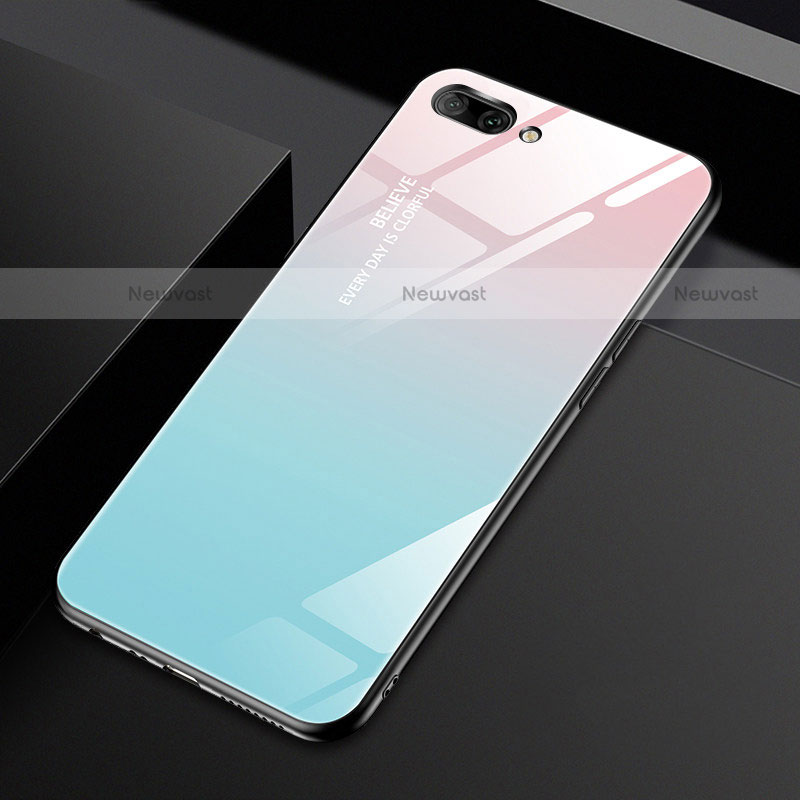 Silicone Frame Mirror Case Cover M02 for Oppo A12e