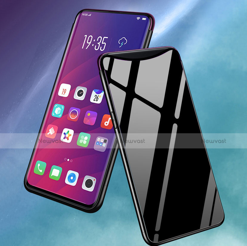 Silicone Frame Mirror Case Cover M02 for Oppo Find X