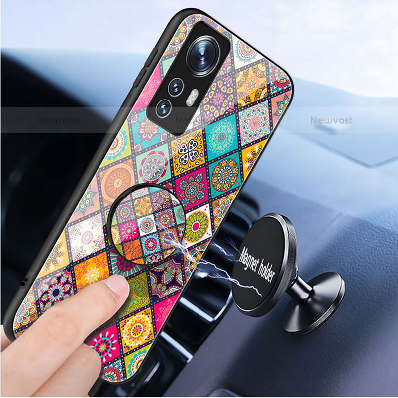 Silicone Frame Mirror Case Cover M02 for Xiaomi Mi 12 Pro 5G