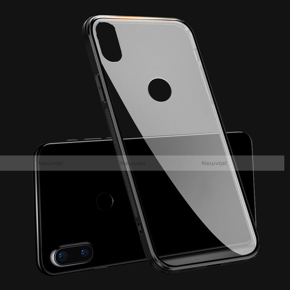 Silicone Frame Mirror Case Cover M02 for Xiaomi Mi 8