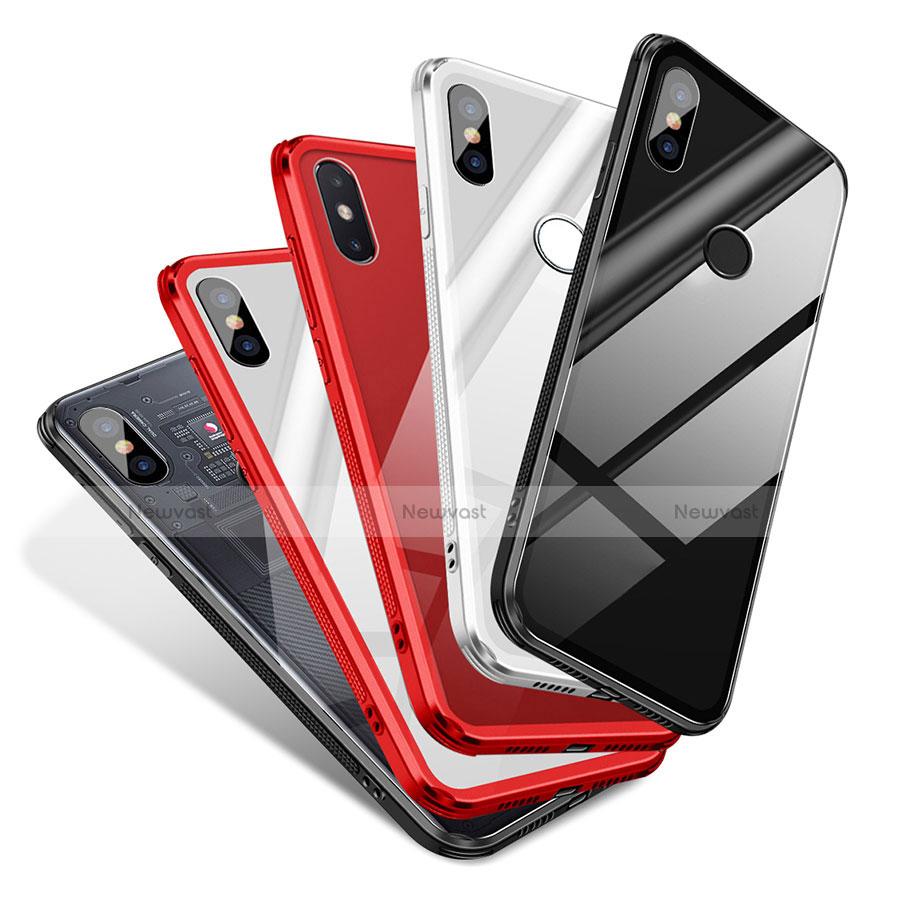 Silicone Frame Mirror Case Cover M02 for Xiaomi Mi 8