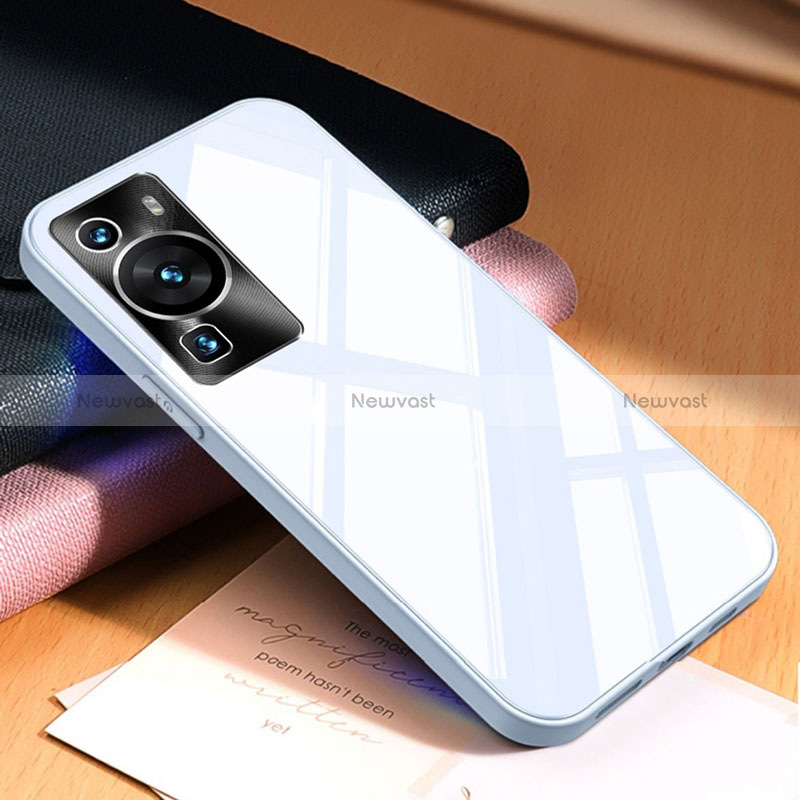 Silicone Frame Mirror Case Cover P01 for Huawei P60