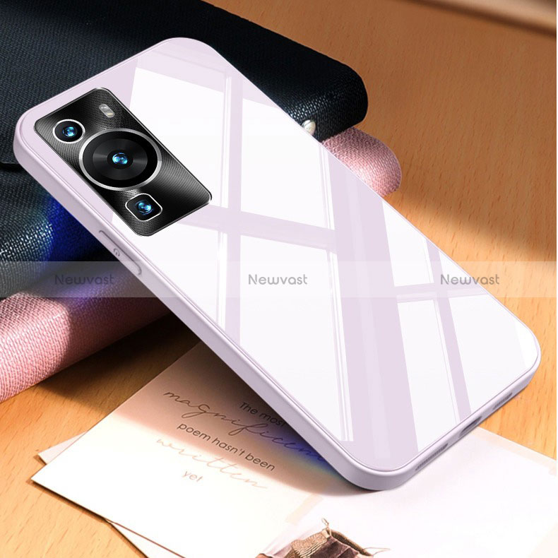 Silicone Frame Mirror Case Cover P01 for Huawei P60