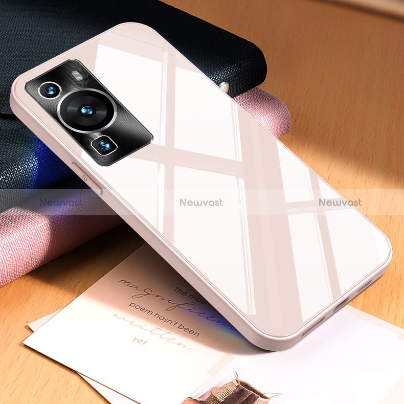 Silicone Frame Mirror Case Cover P01 for Huawei P60