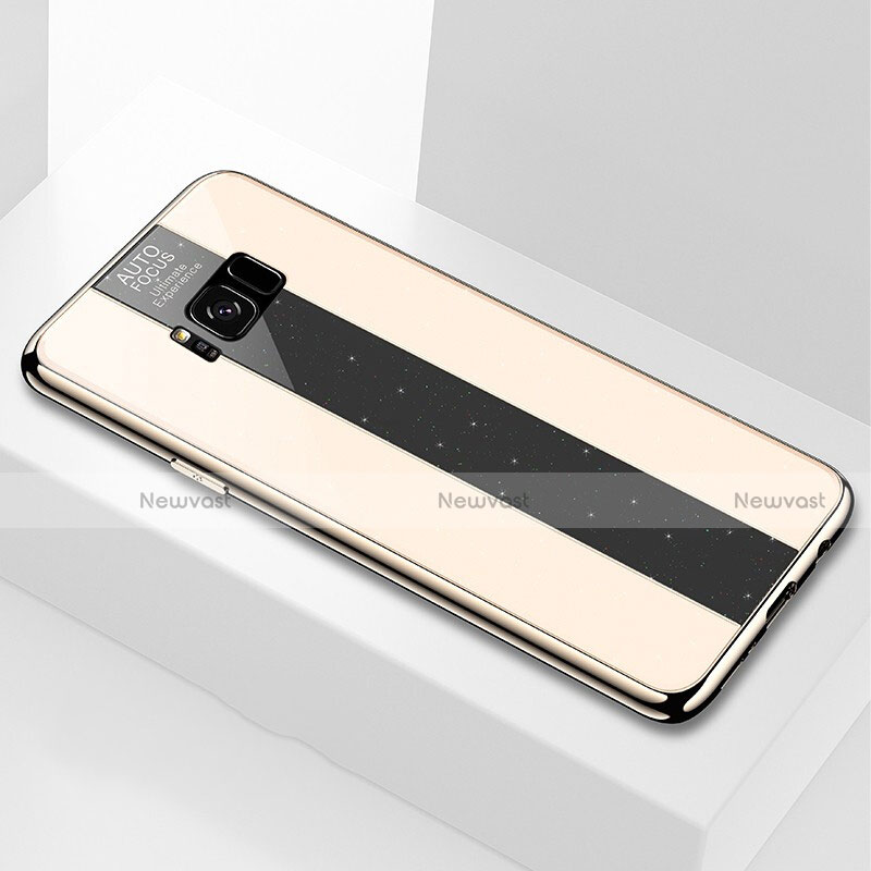 Silicone Frame Mirror Case Cover S01 for Samsung Galaxy S8 Plus