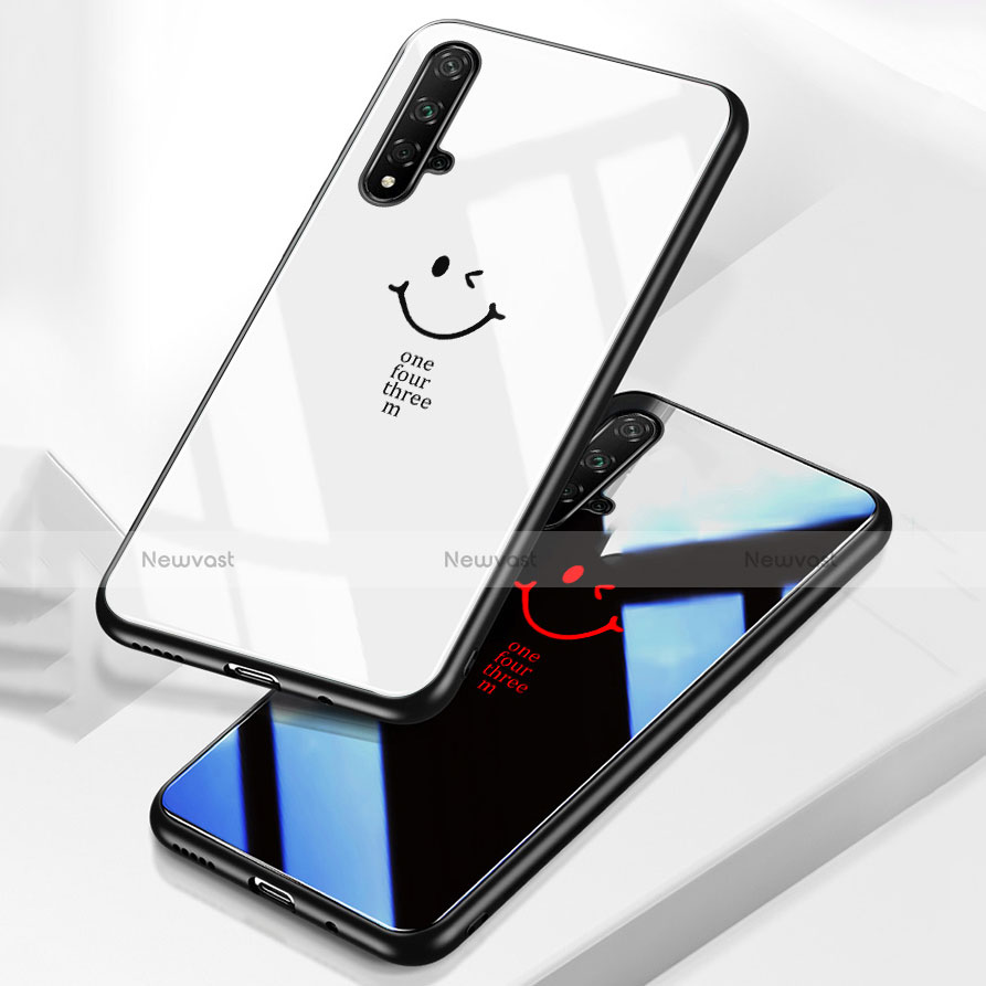 Silicone Frame Mirror Case Cover T01 for Huawei Honor 20