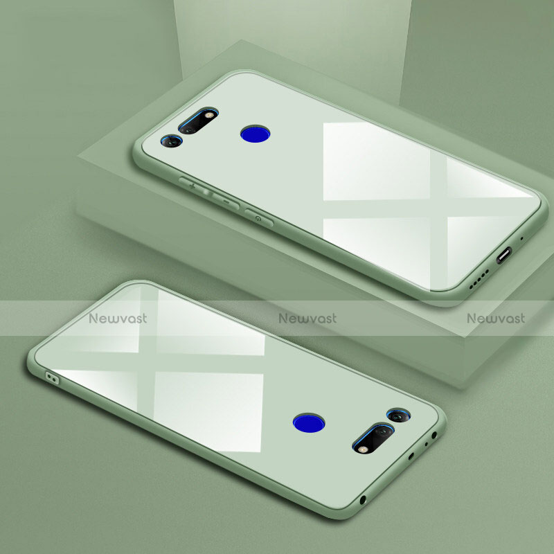 Silicone Frame Mirror Case Cover T01 for Huawei Honor V20