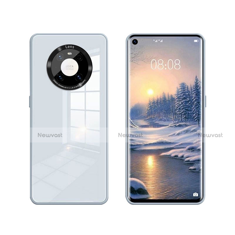 Silicone Frame Mirror Case Cover T01 for Huawei Mate 40E 4G