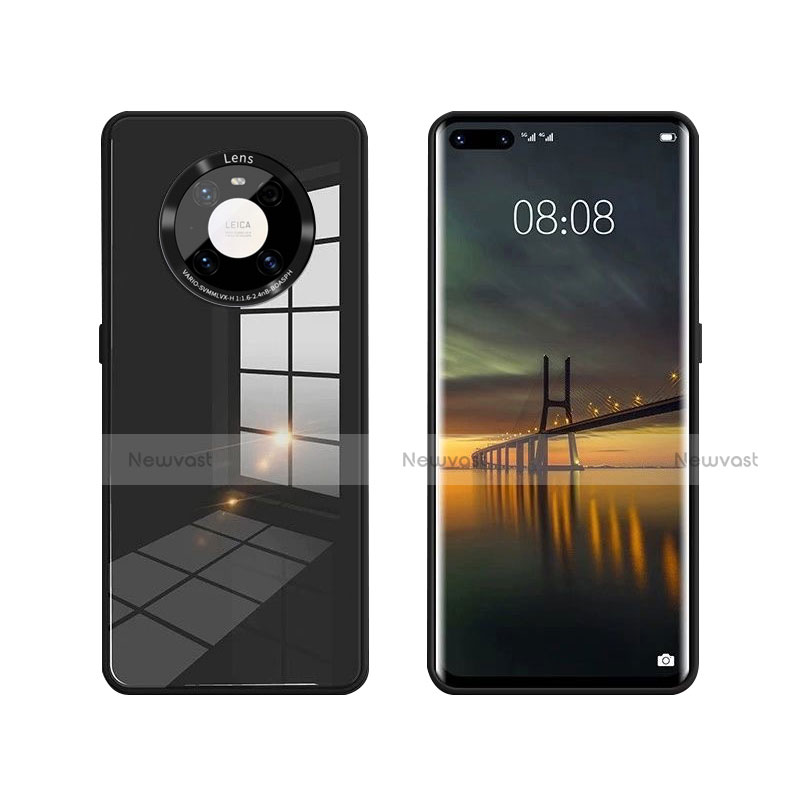 Silicone Frame Mirror Case Cover T01 for Huawei Mate 40E Pro 5G