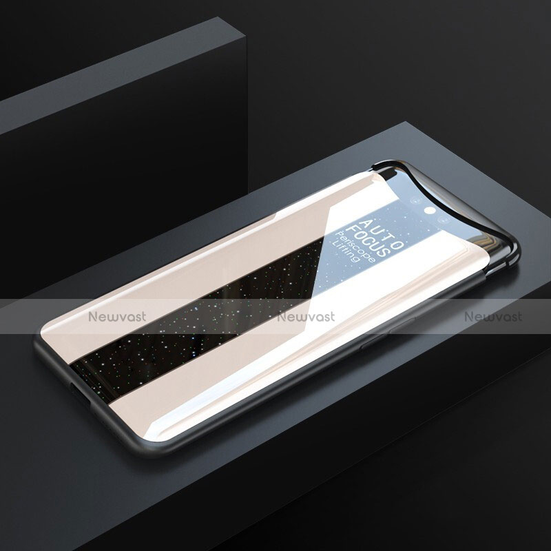 Silicone Frame Mirror Case Cover T01 for Oppo Find X Super Flash Edition