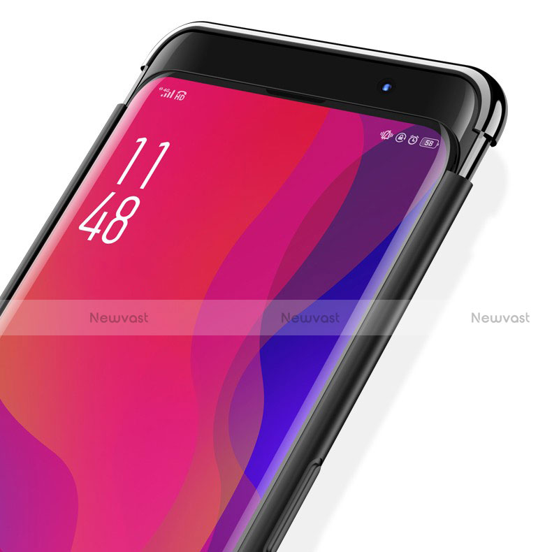 Silicone Frame Mirror Case Cover T01 for Oppo Find X Super Flash Edition